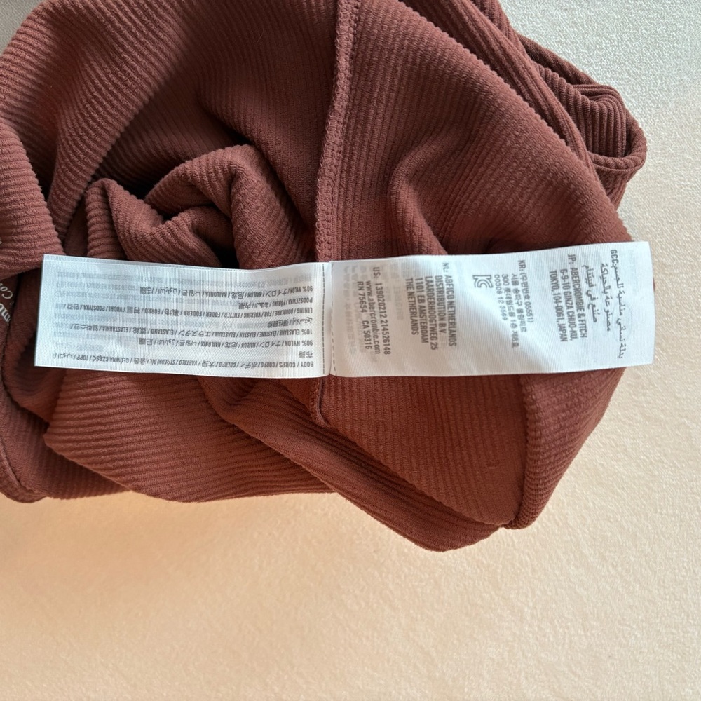 A&F Ribbed Tank Bodysuit - Picture 5 of 6